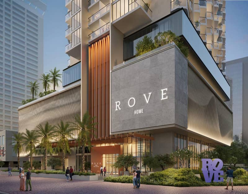 New residential complex Rove Dubai Marina with swimming pools, lounge and co-working areas in the heart of Dubai Marina, Dubai, UAE — photo 17