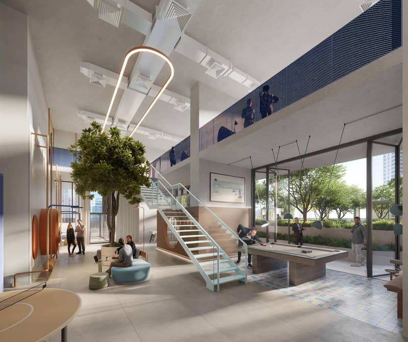 New residential complex Rove Dubai Marina with swimming pools, lounge and co-working areas in the heart of Dubai Marina, Dubai, UAE — photo 15