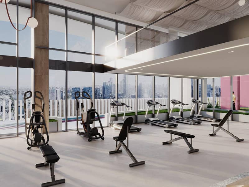 Новый комплекс Lucky Oasis Residence с бассейном-пляжем, клубом и мини-гольфом, JVC, Дубай, ОАЭ — фото 3