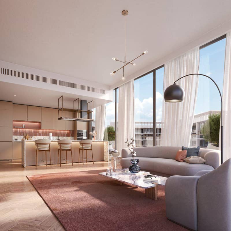 New Park Five Residence with a swimming pool and a co-working area, Dubai Production city, Dubai, UAE — photo 2