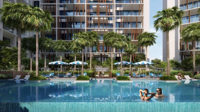New Park Five Residence with a swimming pool and a co-working area, Dubai Production city, Dubai, UAE — photo 3