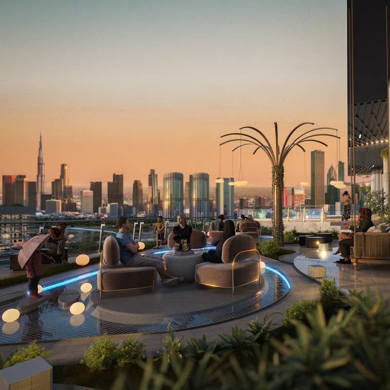 Новая резиденция Empire Lakeviews Liwan с бассейнами, полем для мини-гольфа и коворкингом в оживленном районе Liwan, Дубай, ОАЭ — фото 5