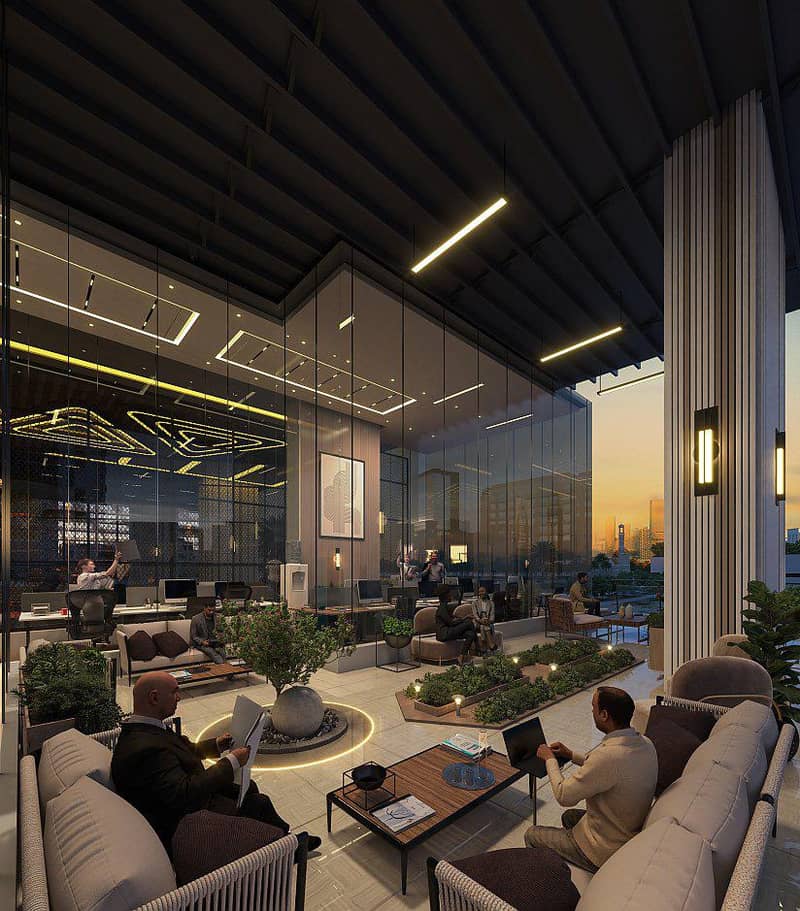 Новая резиденция Empire Lakeviews Liwan с бассейнами, полем для мини-гольфа и коворкингом в оживленном районе Liwan, Дубай, ОАЭ — фото 8