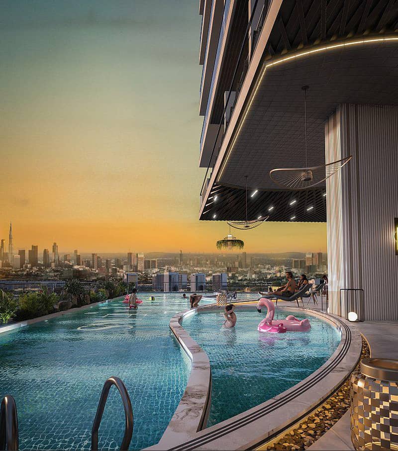 Новая резиденция Empire Lakeviews Liwan с бассейнами, полем для мини-гольфа и коворкингом в оживленном районе Liwan, Дубай, ОАЭ — фото 4
