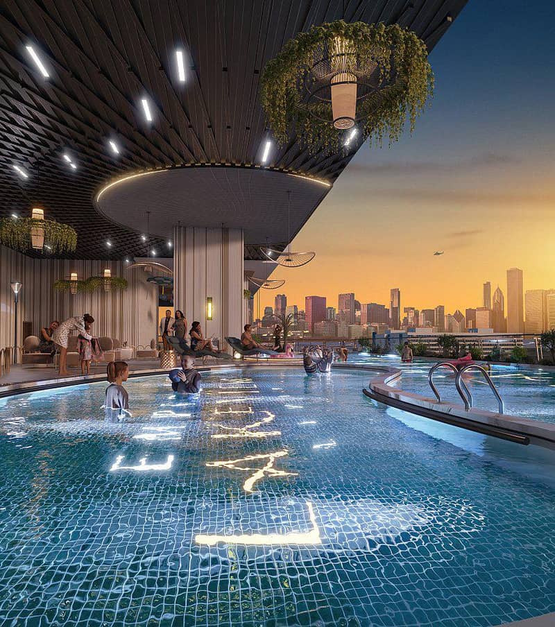 Новая резиденция Empire Lakeviews Liwan с бассейнами, полем для мини-гольфа и коворкингом в оживленном районе Liwan, Дубай, ОАЭ — фото 2