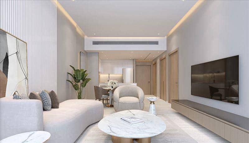 Новый комплекс меблированных апартаментов Guzel Tower с бассейном и спа, JVT, Дубай, ОАЭ — фото 3