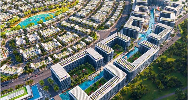 Новый жилой комплекс Damac Riverside Views с рестораном и спа-центром на воде, Dubailand, Дубай, ОАЭ — фото 2