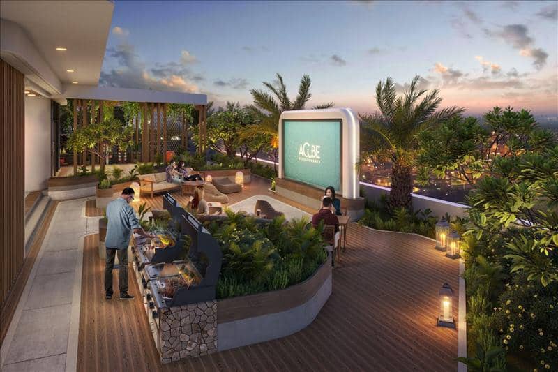 New complex of furnished apartments Vega with swimming pools and terraces, Dubai Sports City, Dubai, UAE — photo 10