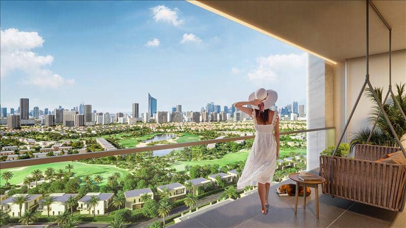 New complex of furnished apartments Vega with swimming pools and terraces, Dubai Sports City, Dubai, UAE — photo 5