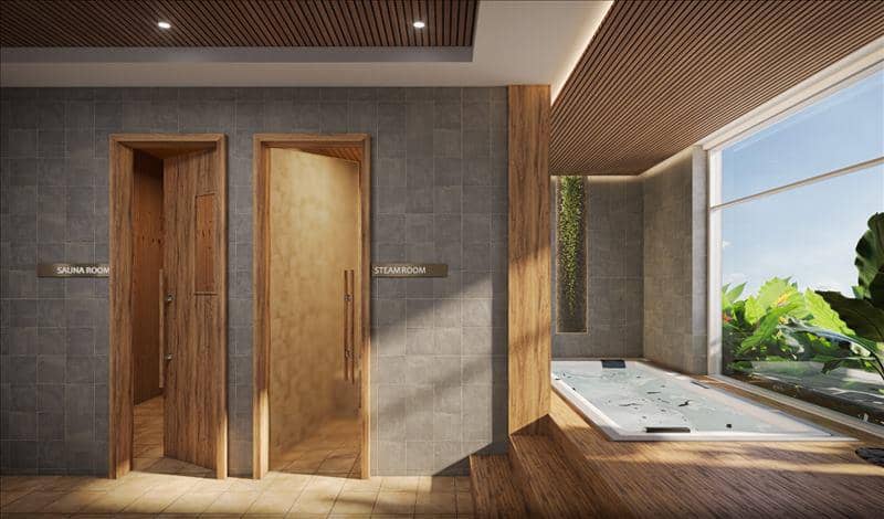 New complex of furnished apartments Vega with swimming pools and terraces, Dubai Sports City, Dubai, UAE — photo 4