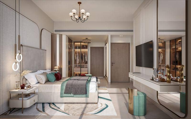 New complex of furnished apartments Vega with swimming pools and terraces, Dubai Sports City, Dubai, UAE — photo 2