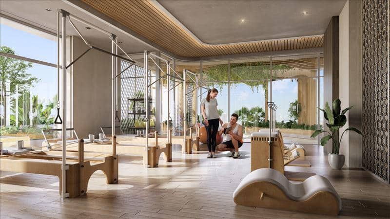 New complex of furnished apartments Vega with swimming pools and terraces, Dubai Sports City, Dubai, UAE — photo 8