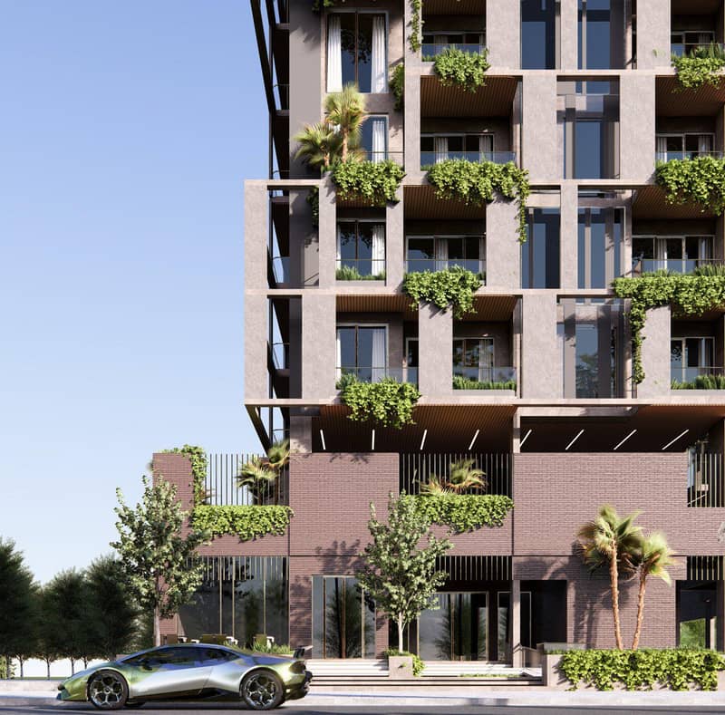 New complex of furnished apartments and penthouses Amazonia with a swimming pool and a co-working area, Al Jaddaf, Dubai, UAE — photo 11