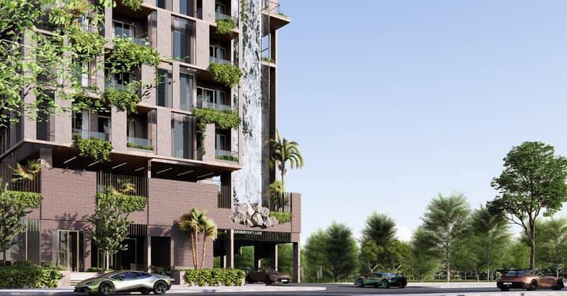 New complex of furnished apartments and penthouses Amazonia with a swimming pool and a co-working area, Al Jaddaf, Dubai, UAE — photo 12
