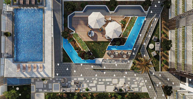 Новый комплекс Al Serh Residences 11 с садами, бассейном и подземной парковкой рядом с международной школой, JVC, Дубай, ОАЖ — фото 9