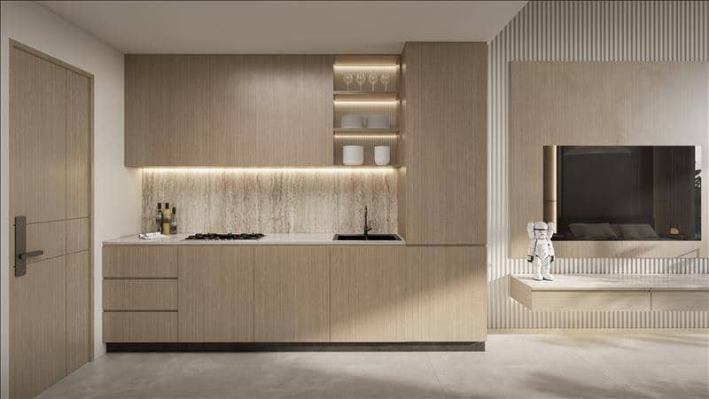 Новая резиденция Verano с бассейнами рядом с Автодромом, Dubai Studio City, Дубай, ОАЭ — фото 9