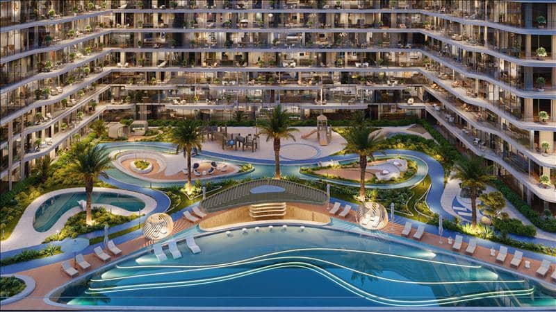Новая резиденция Verano с бассейнами рядом с Автодромом, Dubai Studio City, Дубай, ОАЭ — фото 22