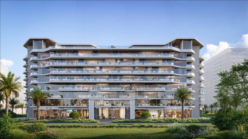Новая резиденция Verano с бассейнами рядом с Автодромом, Dubai Studio City, Дубай, ОАЭ — фото 27