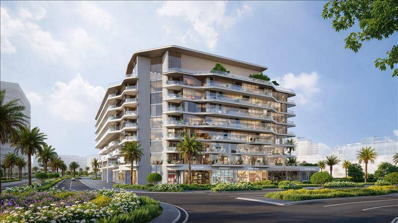 Новая резиденция Verano с бассейнами рядом с Автодромом, Dubai Studio City, Дубай, ОАЭ — фото 28