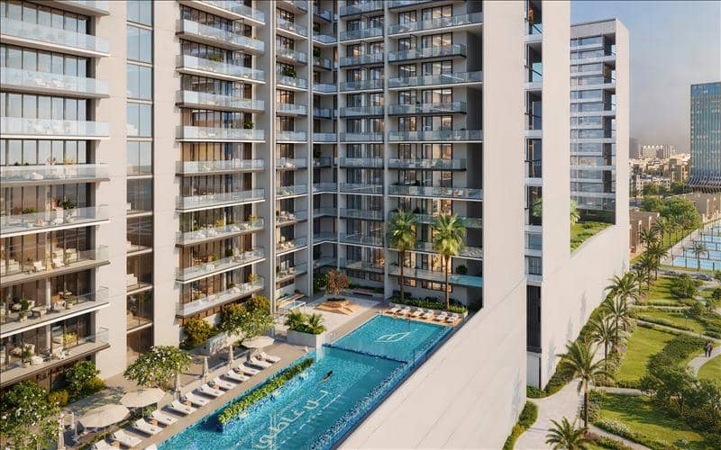 New Ruby Residence with swimming pools and fitness areas, JVC, Dubai, UAE — photo 9