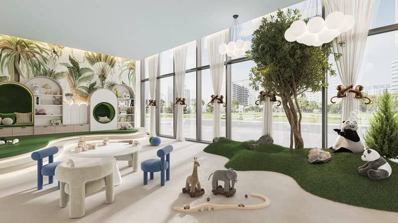 Престижный новый комплекс Belgravia Gardens с широким спектром услуг в районе Дубайленд, ОАЭ — фото 17