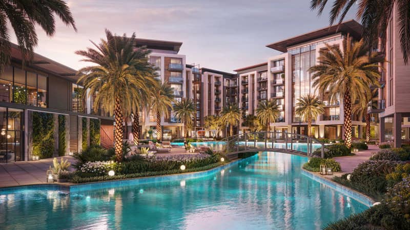 Престижный новый комплекс Belgravia Gardens с широким спектром услуг в районе Дубайленд, ОАЭ — фото 7