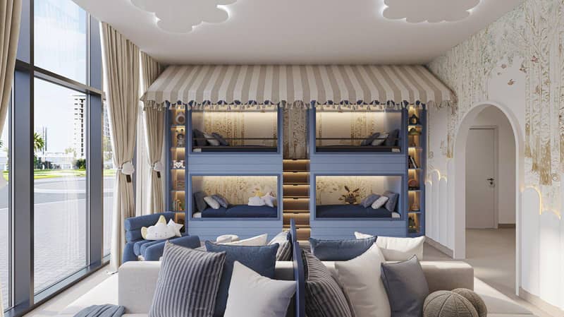 Престижный новый комплекс Belgravia Gardens с широким спектром услуг в районе Дубайленд, ОАЭ — фото 25