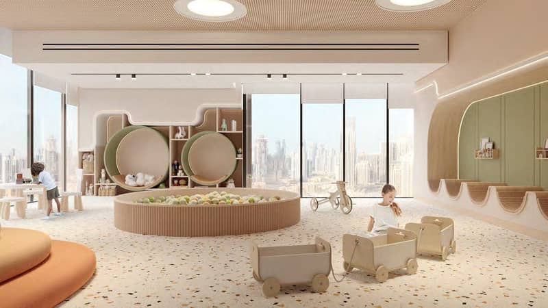 Новая резиденция Avenue Park Towers с бассейнами и парком рядом со станцией метро и международным аэропортом, Wasl 1, Дубай, ОАЭ — фото 4