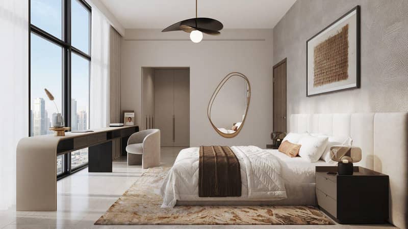 Новая резиденция Avenue Park Towers с бассейнами и парком рядом со станцией метро и международным аэропортом, Wasl 1, Дубай, ОАЭ — фото 3