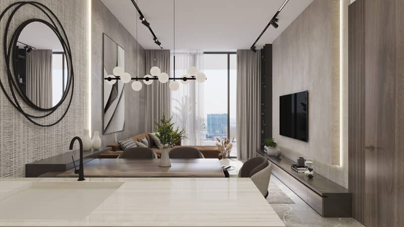 Prestigious apartments with private pools in Ocean Pearl 2 complex, Dubai Islands area, Dubai, UAE — photo 5