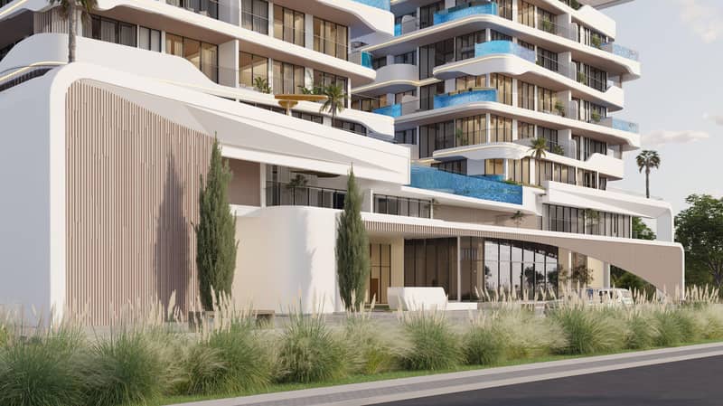Prestigious apartments with private pools in Ocean Pearl 2 complex, Dubai Islands area, Dubai, UAE — photo 29