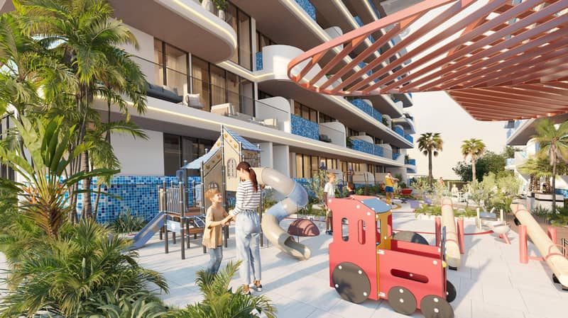 Prestigious apartments with private pools in Ocean Pearl 2 complex, Dubai Islands area, Dubai, UAE — photo 21