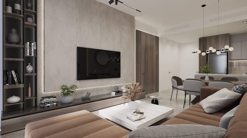 Prestigious apartments with private pools in Ocean Pearl 2 complex, Dubai Islands area, Dubai, UAE — photo 2