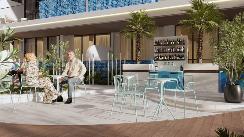 Prestigious apartments with private pools in Ocean Pearl 2 complex, Dubai Islands area, Dubai, UAE — photo 23