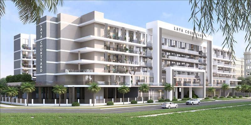 New Laya Courtyard Residence with swimming pool and a roof-top lounge area close to the golf club, Dubai Studio City, Dubai, UAE — photo 2