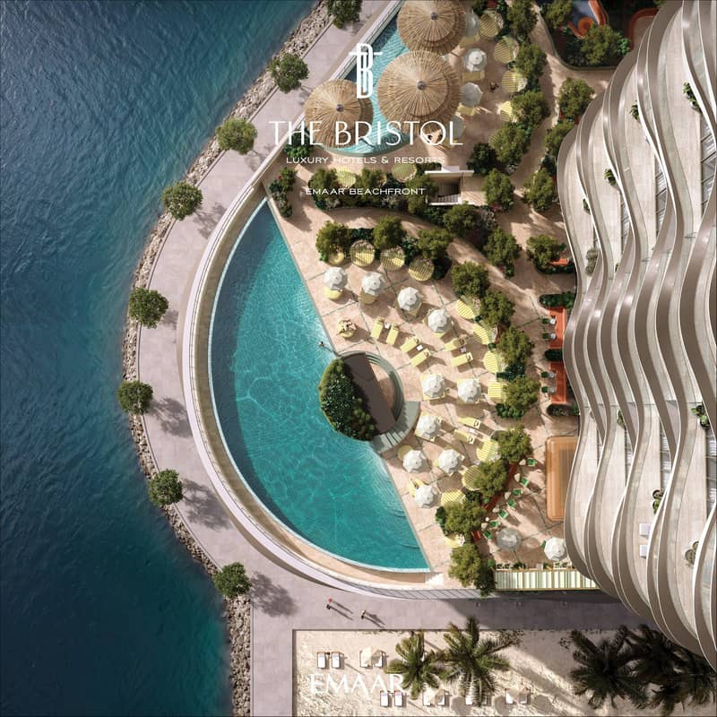 Меблированные пентхаусы в жилом комплексе Bristol на берегу моря, район Emaar Beachfront, Дубай, ОАЭ — фото 13