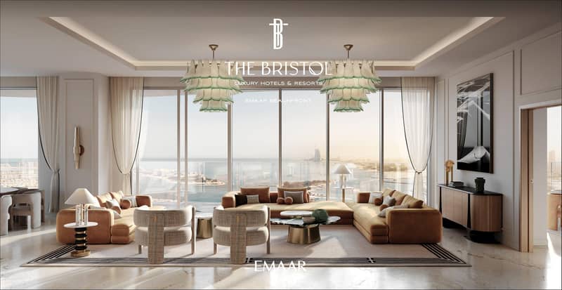 Меблированные пентхаусы в жилом комплексе Bristol на берегу моря, район Emaar Beachfront, Дубай, ОАЭ — фото 2