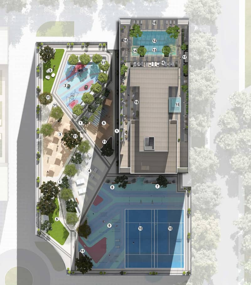 Premier residential development The Element with a wide range of amenities in Sobha One area, Dubai, UAE — photo 14