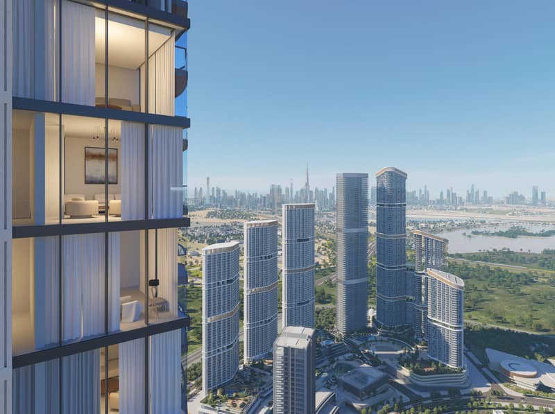 Высотный жилой комплекс Skyscape Aura в районе Над Аль Шеба 1, Дубай, ОАЭ — фото 3