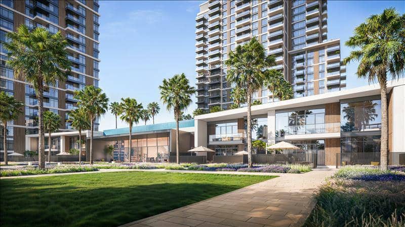 Новая резиденция District One Naya Residences с бассейнами, лагуной и интерактивным фонтаном, District One, Дубай, ОАЭ — фото 10