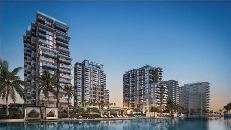 Новая резиденция District One Naya Residences с бассейнами, лагуной и интерактивным фонтаном, District One, Дубай, ОАЭ — фото 13