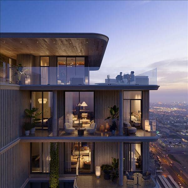 New Oak Yard Residences with a swimming pool, a co-working area and a kids' play area, JVC, Dubai, UAE — photo 9