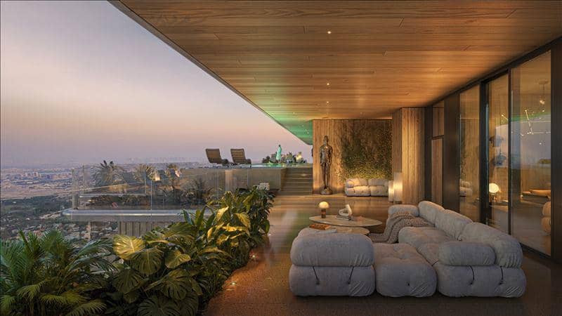 New Oak Yard Residences with a swimming pool, a co-working area and a kids' play area, JVC, Dubai, UAE — photo 7