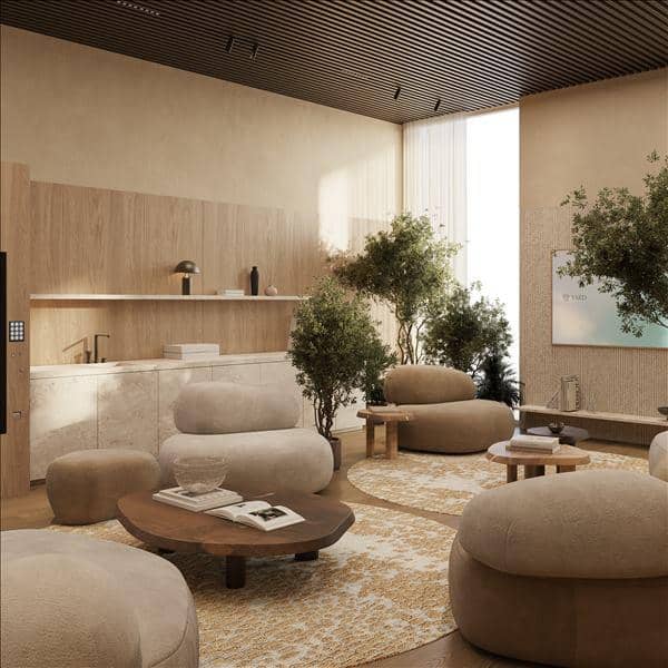 New Oak Yard Residences with a swimming pool, a co-working area and a kids' play area, JVC, Dubai, UAE — photo 11
