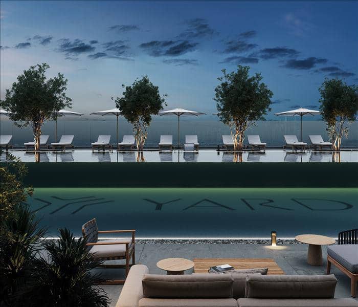 New Oak Yard Residences with a swimming pool, a co-working area and a kids' play area, JVC, Dubai, UAE — photo 17