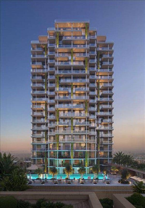 New Oak Yard Residences with a swimming pool, a co-working area and a kids' play area, JVC, Dubai, UAE — photo 2