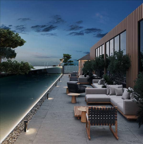 New Oak Yard Residences with a swimming pool, a co-working area and a kids' play area, JVC, Dubai, UAE — photo 18