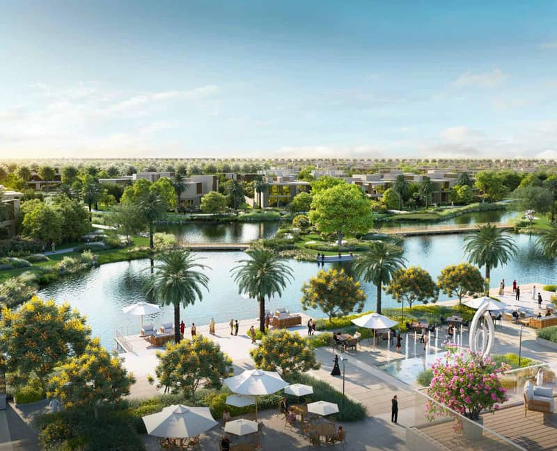 Новый комплекс Acres Estates Villas с лагунами, зонами отдыха и клубными домами, Dubailand, Дубай, ОАЭ — фото 2