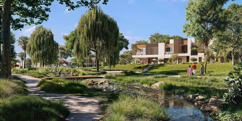 Новый комплекс Acres Estates Villas с лагунами, зонами отдыха и клубными домами, Dubailand, Дубай, ОАЭ — фото 21