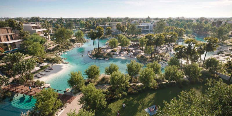 Новый комплекс Acres Estates Villas с лагунами, зонами отдыха и клубными домами, Dubailand, Дубай, ОАЭ — фото 20